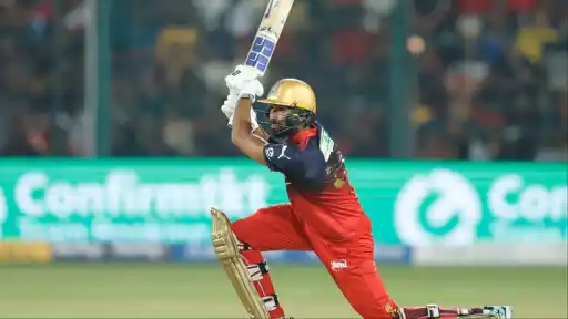 Devdutt Padikkal celebrates 20-ball fifty