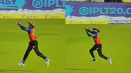 Shreyas Iyer's superb catch