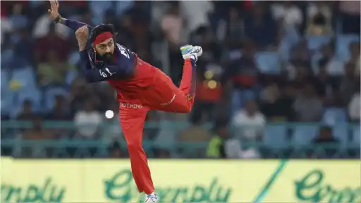 Krunal Pandya on intense preparations. 