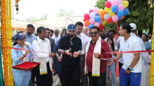 Virat Kohli inaugurates West Delhi academy