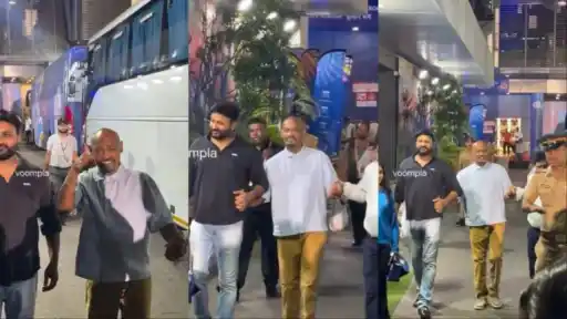 Vinod Kambli arrives at Wankhede Stadium