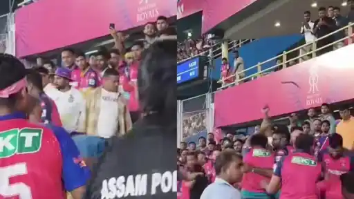 RR and CSK fans engaged in brutal fight