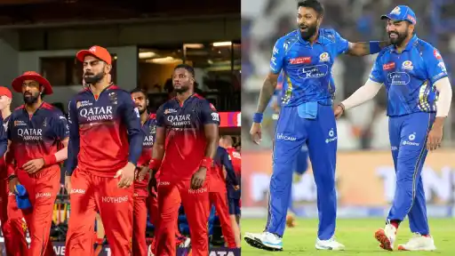 RCB and MI Teams