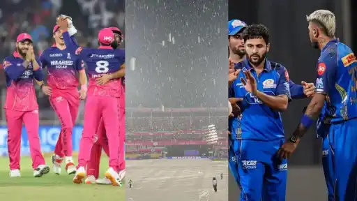 RR vs MI Guwahati Weather Today