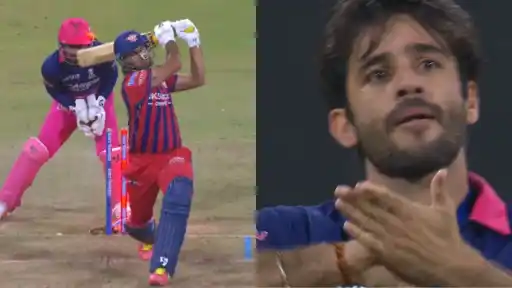 Watch: Ravi Bishnoi copies Digvesh Rathi’s viral celebration sparks buzz in LSG vs RR IPL 2026 clash