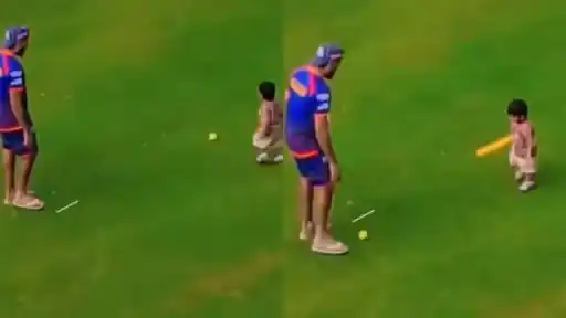 Rohit Sharma shares adorable moment with son Ahaan ahead of MI vs SRH IPL 2026 clash