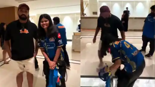 Rohit Sharma was surprised in a viral IPL 2026 video