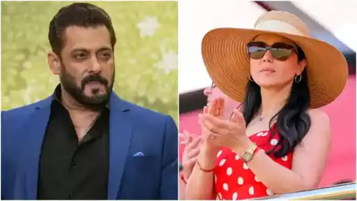 Salman Khan tweeting about Preity Zinta's team