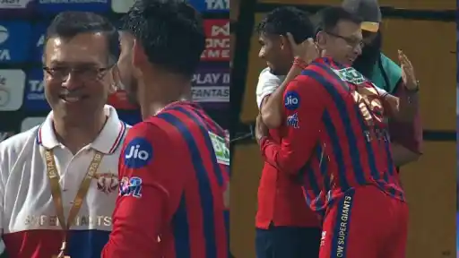Sanjiv Goenka Hugs Mukul Choudhary