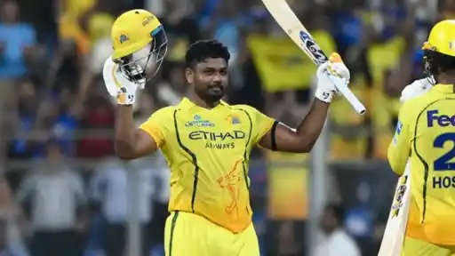 Sanju Samson century vs Mumbai Indians