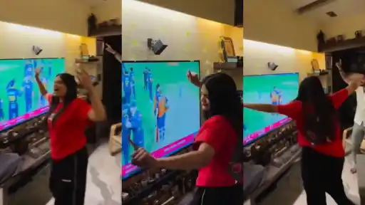 Shresta Iyer celebrates PBKS victory with Bhangra after GT clash