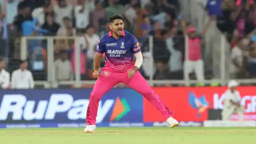 Tushar Deshpande's perfect yorkers help RR win against GT