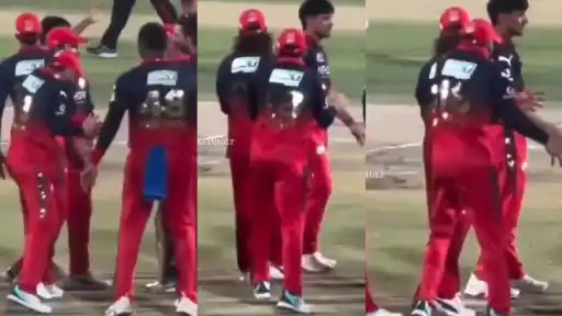 Virat Kohli Joins Romario Shepherd for Lively Dance During DC vs RCB Match