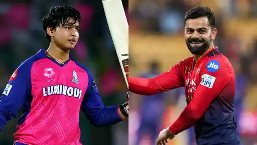 Virat Kohli and Vaibhav Suryavanshi