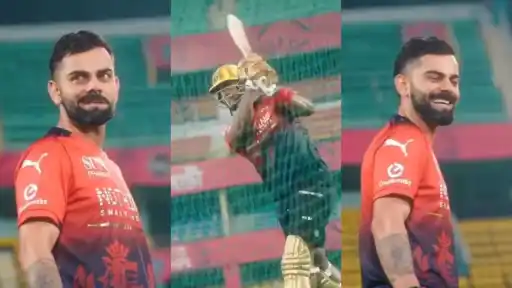 Virat Kohli mocks Romario Shepherd