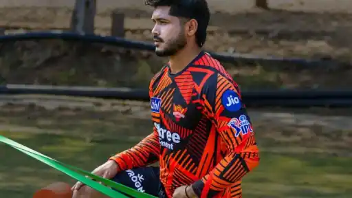 SRH debutant Shivang Kumar vs KKR in IPL 2026