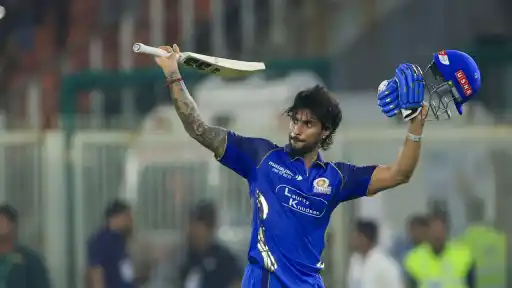 Tilak Varma 101 runs celebration Mumbai Indians vs Gujarat Titans IPL 2026