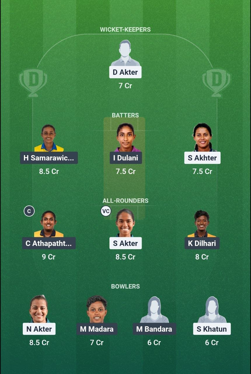 BAN-W vs SL-W Dream11 Prediction