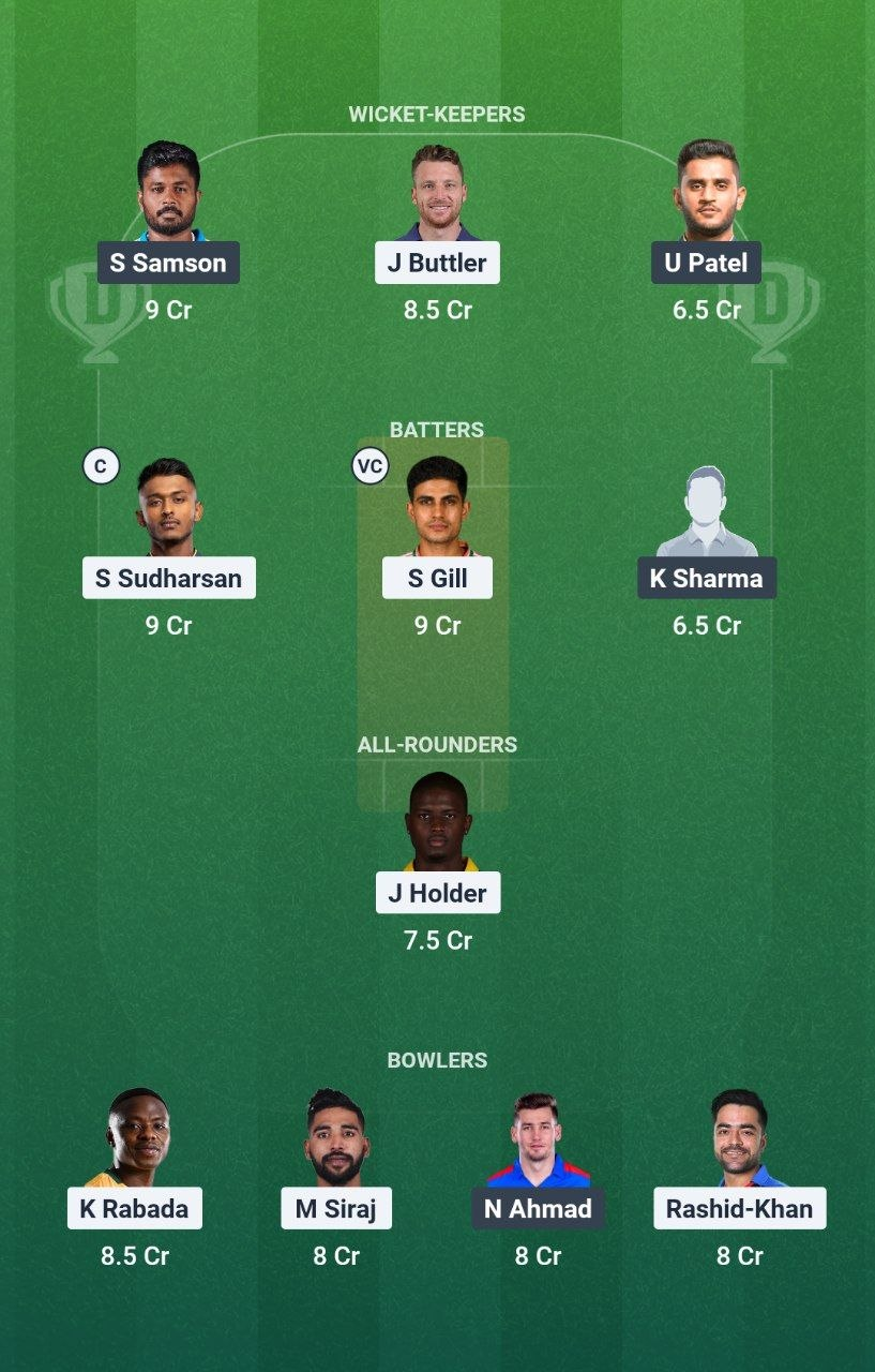 GT vs CSK Match 66 Dream11 Team