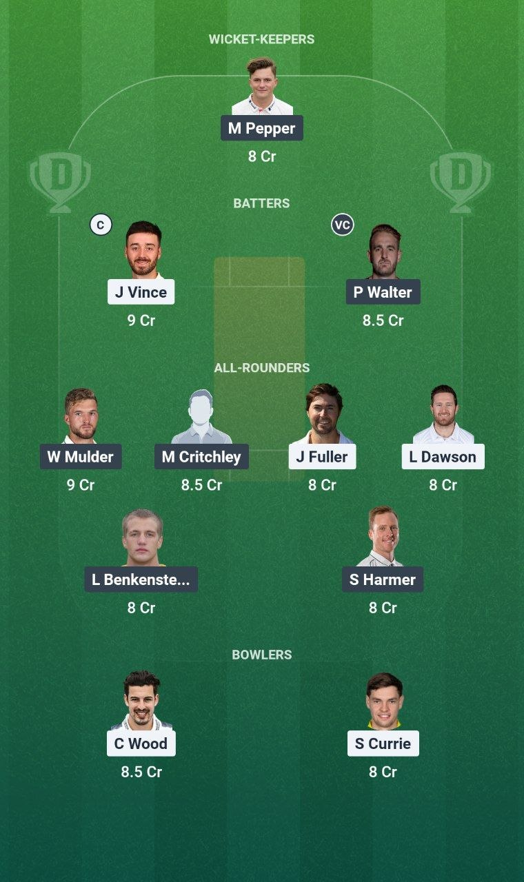 HAM vs ESS Match 18 Dream11 Team