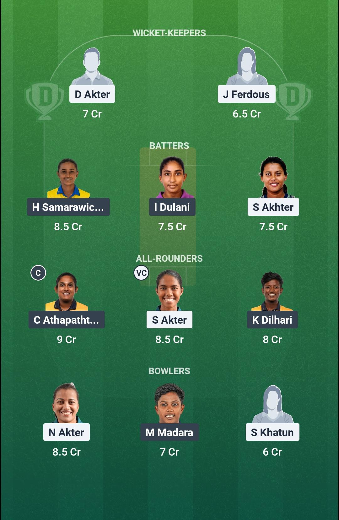 BAN-W vs SL-W Dream11 Prediction