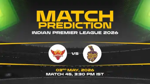 SRH vs KKR match prediction IPL 2026