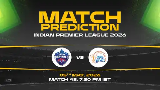 DC vs CSK match prediction IPL 2026