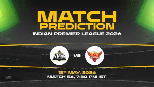 GT vs SRH Match Prediction IPL 2026 Match 56 — GT Favourites Expert Prediction & Toss Tip