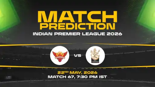 SRH vs RCB Match Prediction IPL 2026 Match 67 — RCB Favourites Expert Prediction & Toss Tip