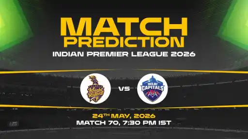 KKR vs DC Match Prediction IPL 2026 Match 70 — KKR Favourites Expert Prediction & Toss Tip