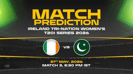 IRE-W vs PAK-W Match Prediction 3rd T20I โ PAK-W Favourites Expert Prediction & Toss Tip