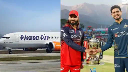 Akasa Air special match-day flights from Mumbai and Bengaluru to Ahmedabad for RCB vs GT IPL 2026 Final at Narendra Modi Stadium on May 31