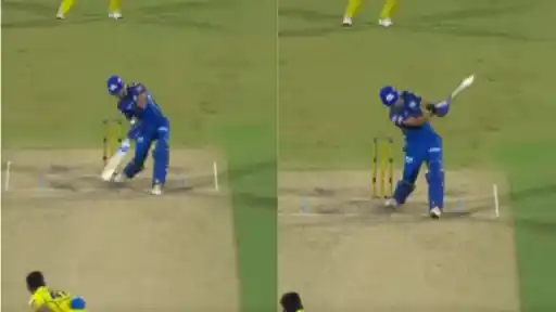 Trent Boult hits huge six off Anshul Kamboj