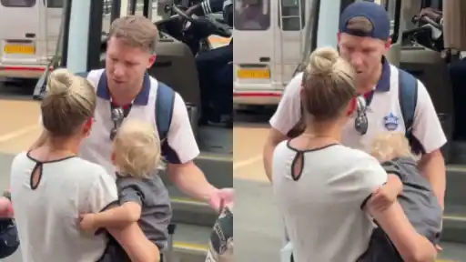 David Miller spotted having arguement with wife