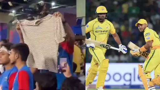 Delhi Capitals fans mock Chennai Super Kings with ‘jail jersey’