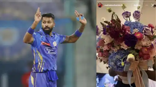 Hardik Pandya with girlfriend Mahieka Sharma amid Mumbai Indians captaincy sacking rumours and Instagram controversy in IPL 2026