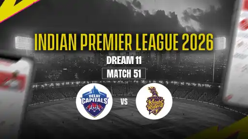 DC vs KKR Dream11 Prediction IPL 2026 Match 51 - Best Captain KL Rahul Vice Captain Varun Chakravarthy