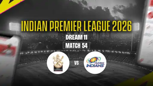 RCB vs MI Dream11 Prediction IPL 2026 Match 54- Captain Virat Kohli Vice Captain Rohit Sharma