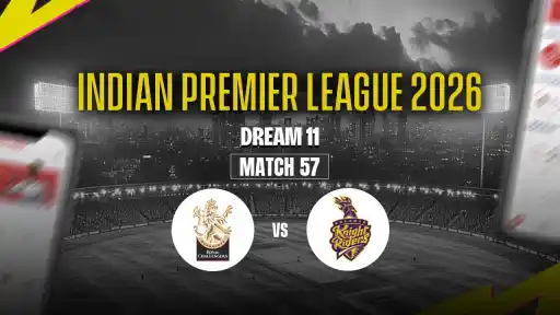 RCB vs KKR Dream11 Prediction IPL 2026 Match 57- Best Captain Virat Kohli Vice Captain Bhuvneshwar Kumar