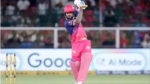 Riyan Parag nails elegant six