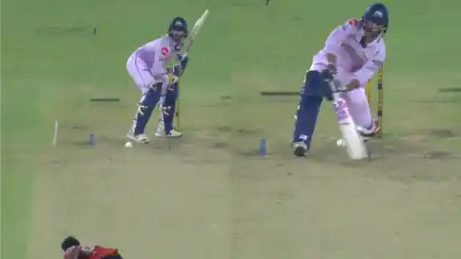 Washington Sundar smashes Eshan Malinga for a cheeky six during GT vs SRH IPL 2026 match in Ahmedabad — full video inside