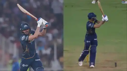 Shubman Gill smashes Josh Hazlewood for elegant sixes