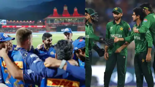 Mumbai Indians players celebrate breaking Pakistan's world record for most wickets during IPL 2026 — historic milestone