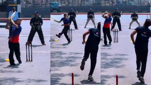 Rinku Singh Shines in Viral Gully Cricket Challenge 
