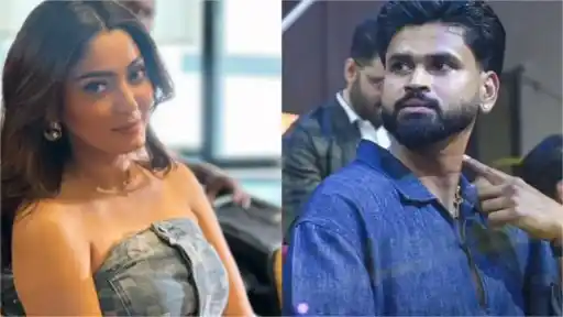 Sana Makbul confessing she'd love to date Punjab Kings captain Shreyas Iyer during IPL 2026 — viral video and fan reactions