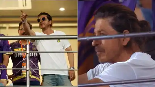Shah Rukh Khan KKR owner, is sad.
