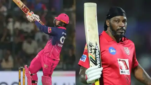 Vaibhav Sooryavanshi and Chris Gayle