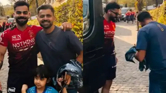Virat Kohli catching up with 2008 U19 World Cup teammate and his daughter ahead of RCB IPL 2026 final