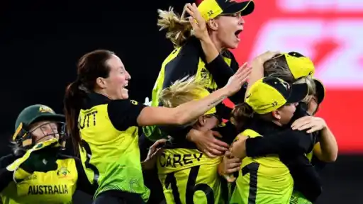 Collage of the biggest upsets in Women's T20 World Cup history — shock results that stunned world cricket
