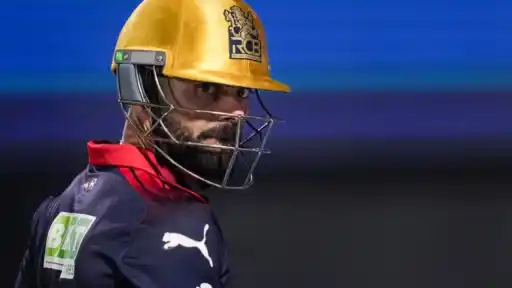 Virat Kohli celebrating RCB's IPL 2026 title win — best HD and 4K wallpapers for mobile and desktop free download
